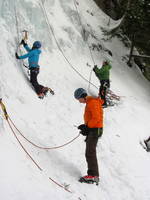 Getting ready to climb. (Category:  Ice Climbing)