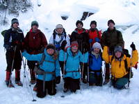 The whole class. (Category:  Ice Climbing)