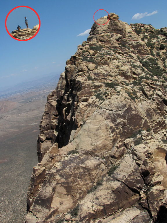 Dan and Allison on top of Frogland Buttress. (Category:  Rock Climbing)