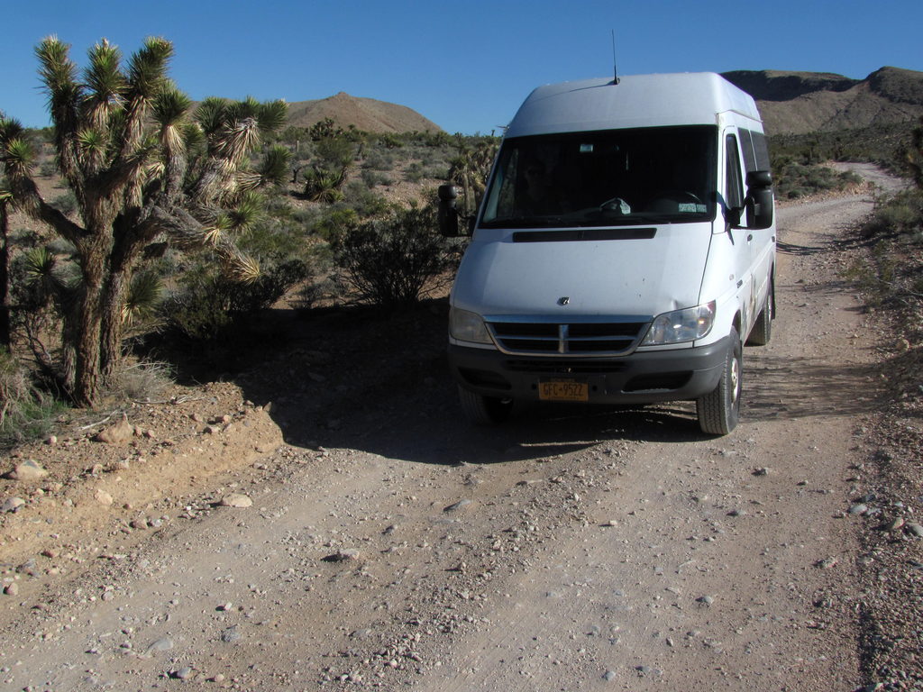 Driving into Black Velvet Canyon (Category:  Rock Climbing)