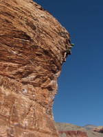 Josh leading Caustic (Category:  Rock Climbing)