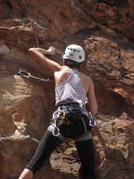 Sammy on Drilling Miss Daisy. (Category:  Rock Climbing)