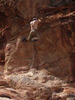 Me on Drilling Miss Daisy. (Category:  Rock Climbing)