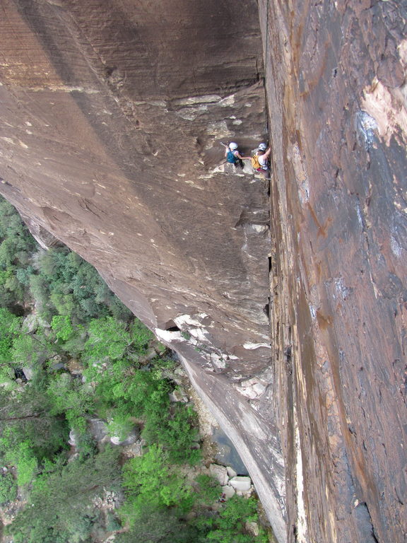 Sammy and Katie on Dark Shadows (Category:  Rock Climbing)