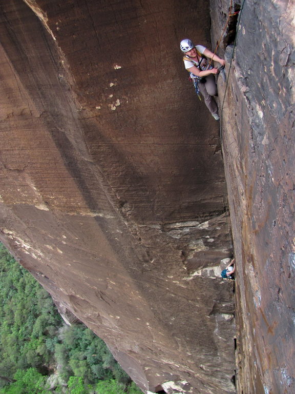 Katie on Dark Shadows (Category:  Rock Climbing)