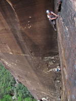 Katie on Dark Shadows (Category:  Rock Climbing)