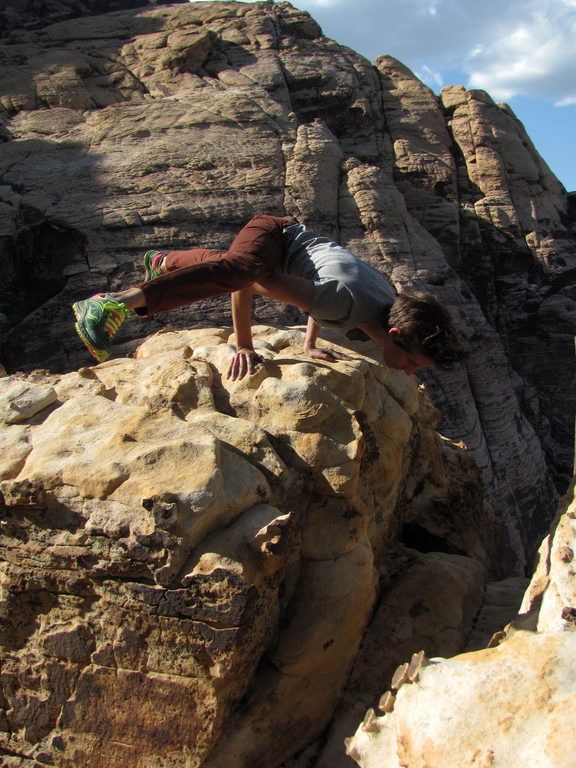 She says, (Category:  Rock Climbing)