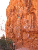 Chelsea on Under The Boardwalk (Category:  Rock Climbing)