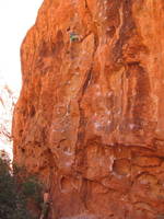Chelsea on Under The Boardwalk (Category:  Rock Climbing)
