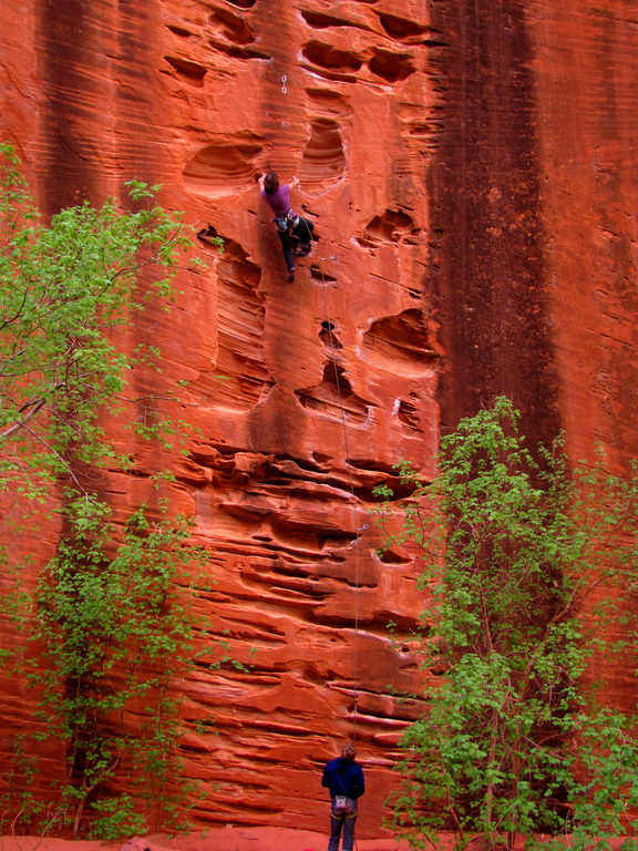 Chelsea on Half Route (Category:  Rock Climbing)