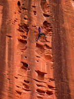 Chelsea on Half Route (Category:  Rock Climbing)