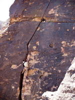 Loni's photo of me on Big Horn. (Category:  Rock Climbing)