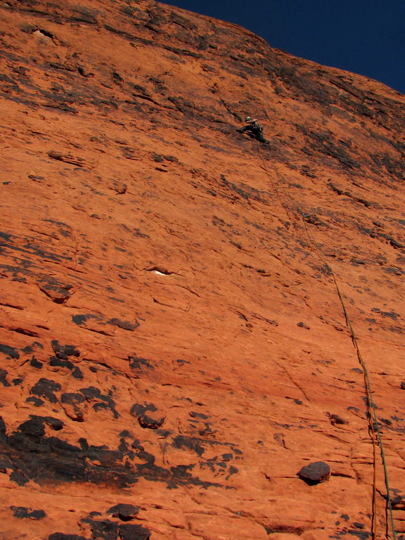 Tammy on Chips Ahoy (Category:  Rock Climbing)