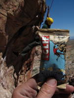 Tizoc climbing Drilling Miss Daisy. (Category:  Rock Climbing)