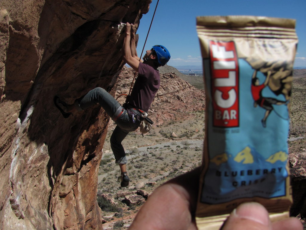 Sam climbing Drilling Miss Daisy. (Category:  Rock Climbing)