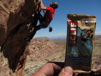 Garrett climbing Drilling Miss Daisy. (Category:  Rock Climbing)