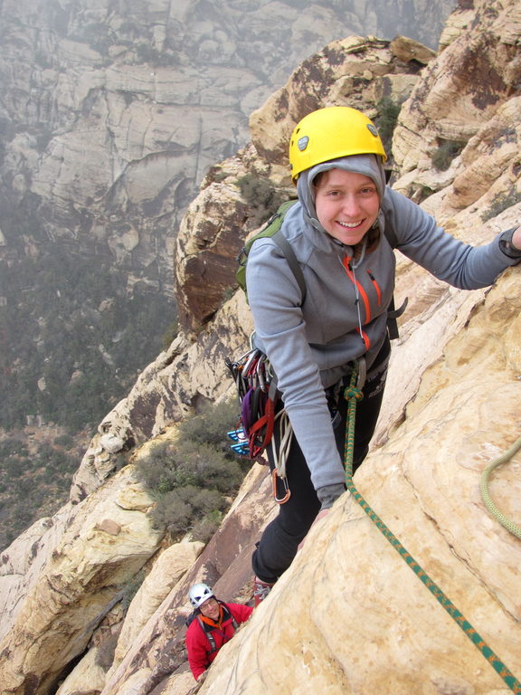 Jamie and Josh on Solar Slab. (Category:  Rock Climbing)