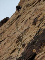 Tizoc leading Unimpeachable Groping. (Category:  Rock Climbing)
