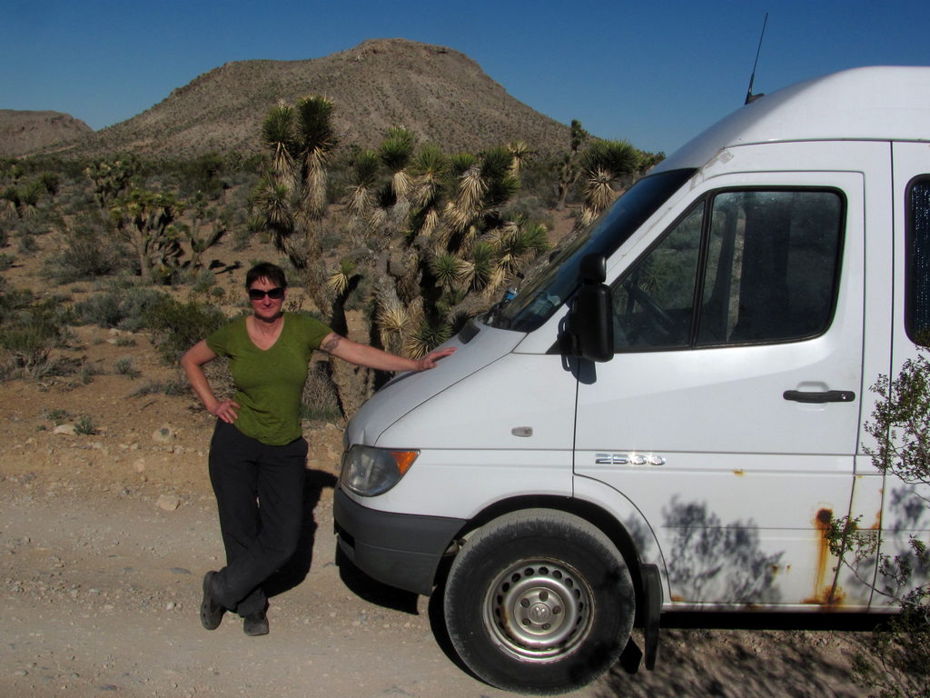 Driving into Black Velvet Canyon (Category:  Rock Climbing)