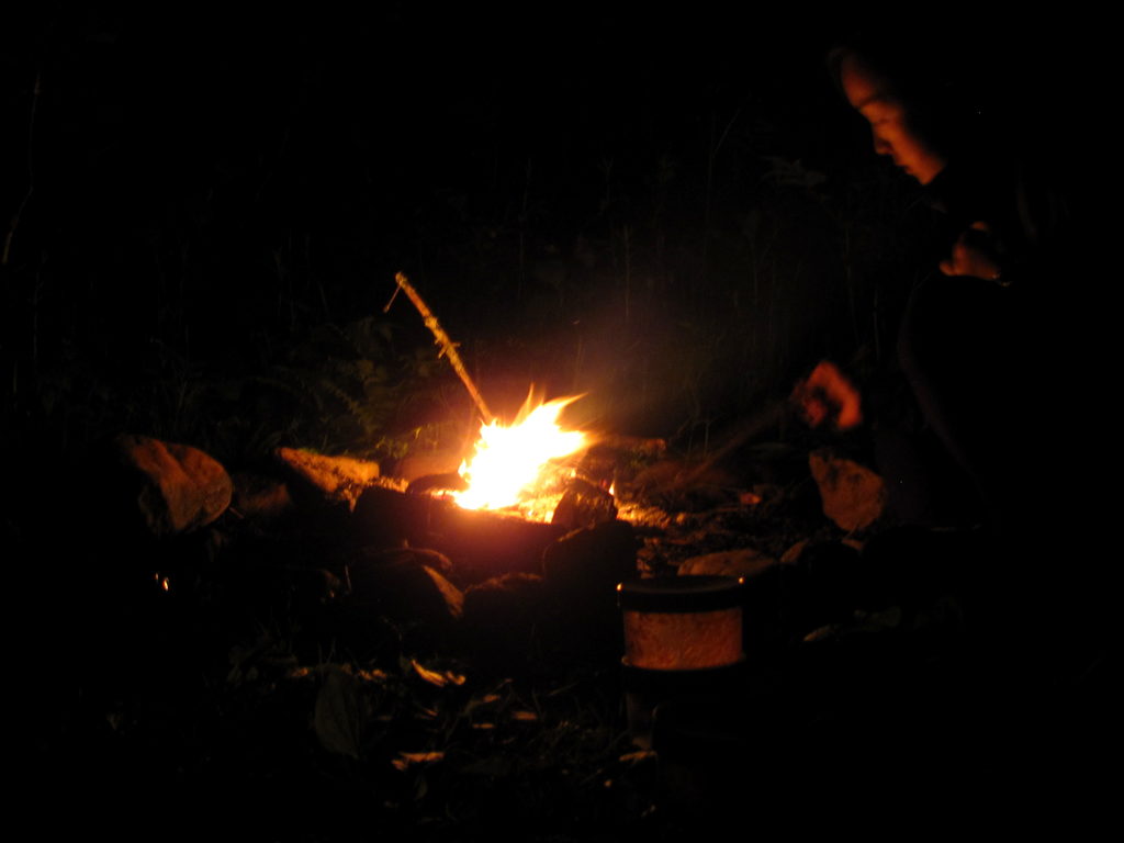 Camp fire (Category:  Rock Climbing)