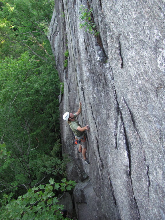 Adam on Rocinha (Category:  Rock Climbing)