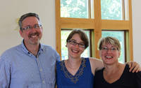 Carole, Uncle Doug, and Aunt Mary. (Category:  Party)