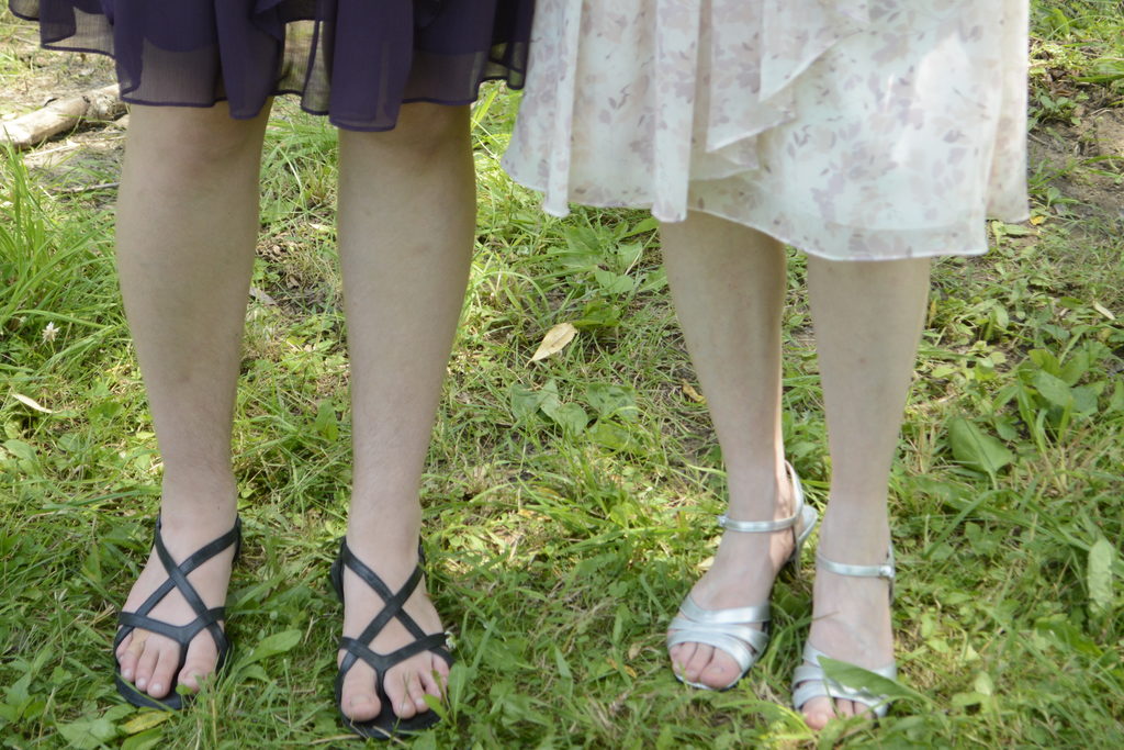 The proverbial shoelaces! A requisite shot for any respectable wedding photographer. (Category:  Party)