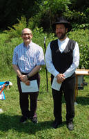 Rabbis Ben and Jon-Jay prepared for the ceremony by smiling. It proved to be a highly successful technique. (Category:  Party)