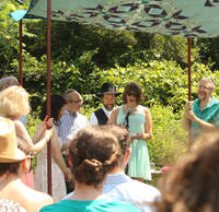 The sisters did the first readings to begin the ceremony. (Category:  Party)