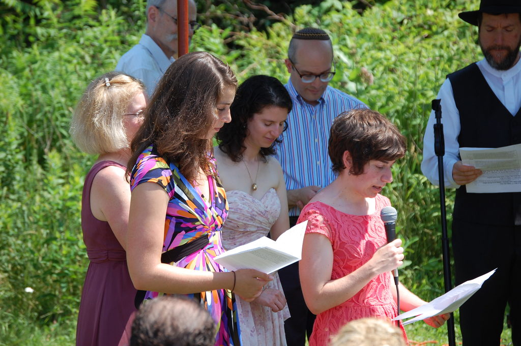 Elana and Emma read about biblical lesbian romance. (Category:  Party)