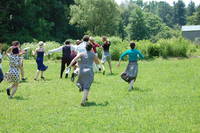 Following the ceremony, Annie and Marissa were chased into yichud, a brief period of seclusion. (Category:  Party)