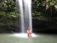 Photo shoot at the waterfall (Category:  Family)