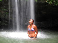 Photo shoot at the waterfall (Category:  Family)