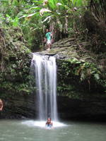Nassor above the waterfall (Category:  Family)