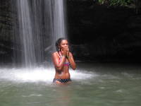 Photo shoot at the waterfall (Category:  Family)