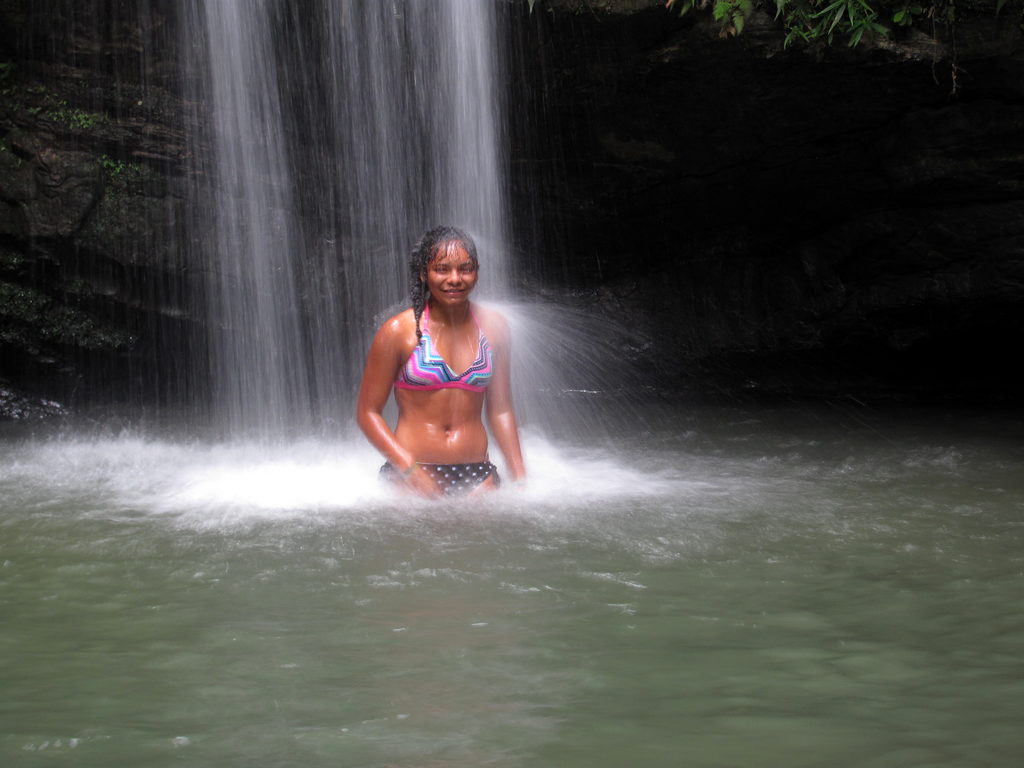 Photo shoot at the waterfall (Category:  Family)