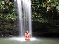 Photo shoot at the waterfall (Category:  Family)