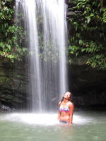 Photo shoot at the waterfall (Category:  Family)