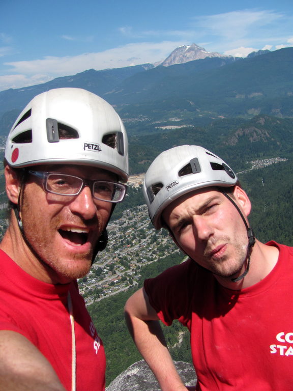 At the top of Angel's Crest. (Category:  Rock Climbing)