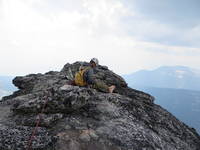 Me on the south summit. (Category:  Rock Climbing)