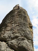 Me leading Tricouni (Category:  Rock Climbing)