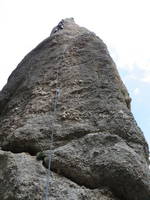 Me leading Tricouni (Category:  Rock Climbing)