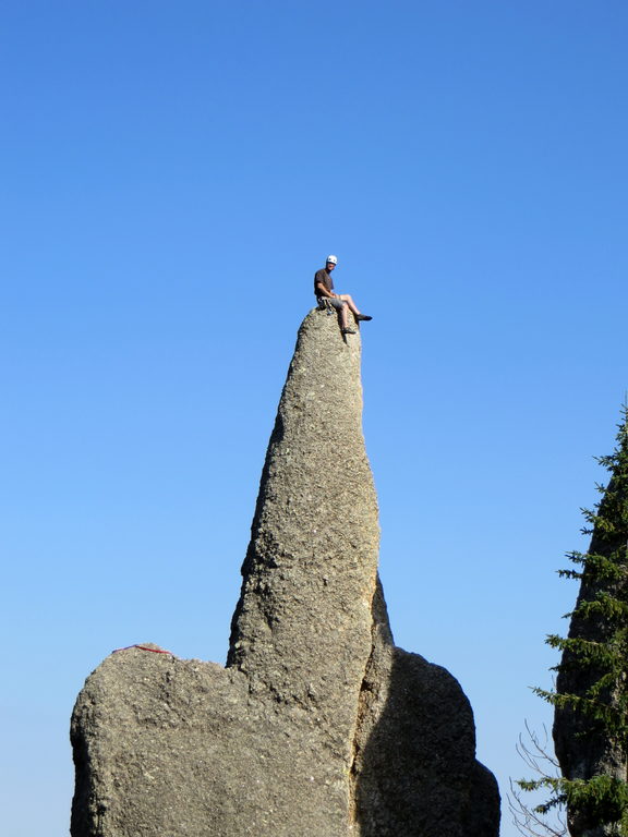 Me atop Tent Peg (Category:  Rock Climbing)