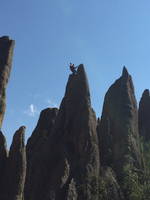 Mike and I at the top of Tent Peg (Category:  Rock Climbing)