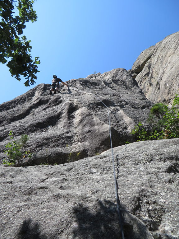 Me leading Waves (Category:  Rock Climbing)