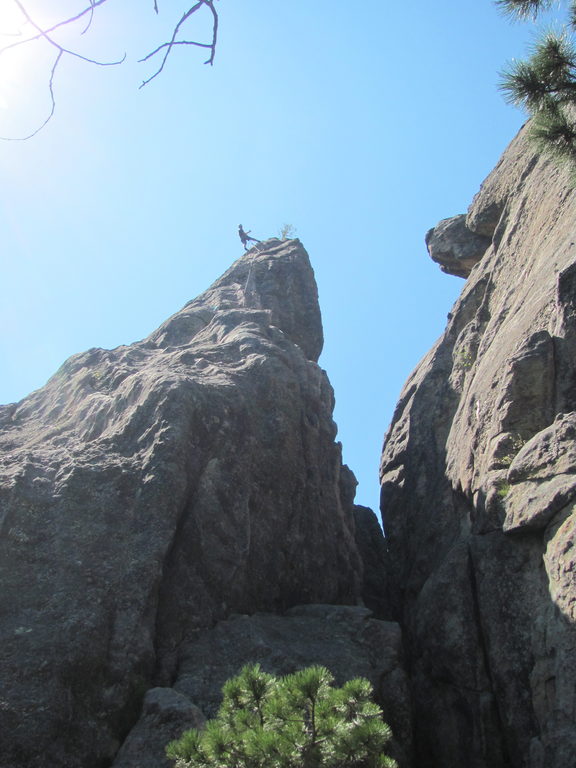 Me atop Waves (Category:  Rock Climbing)