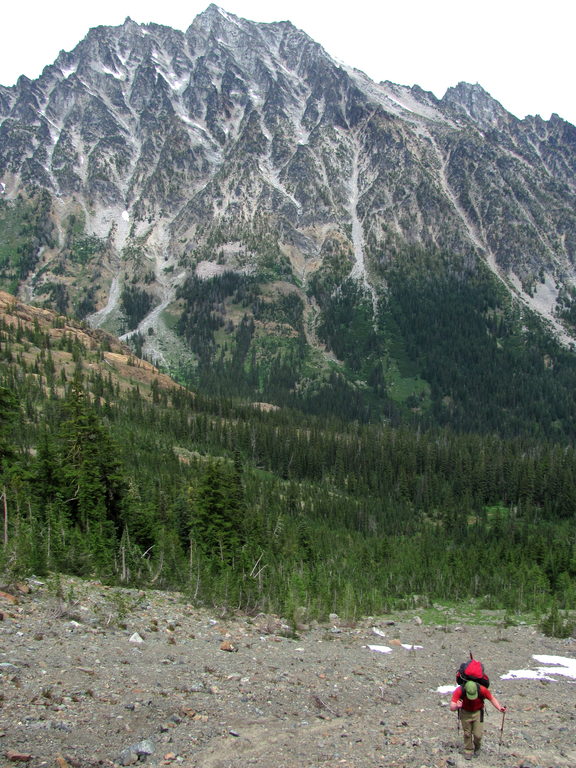 Last bit of uphill. (Category:  Rock Climbing)