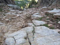 Mike approaching the Beckey Route. (Category:  Rock Climbing)