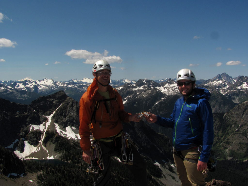 Summit of Liberty Bell. (Category:  Rock Climbing)