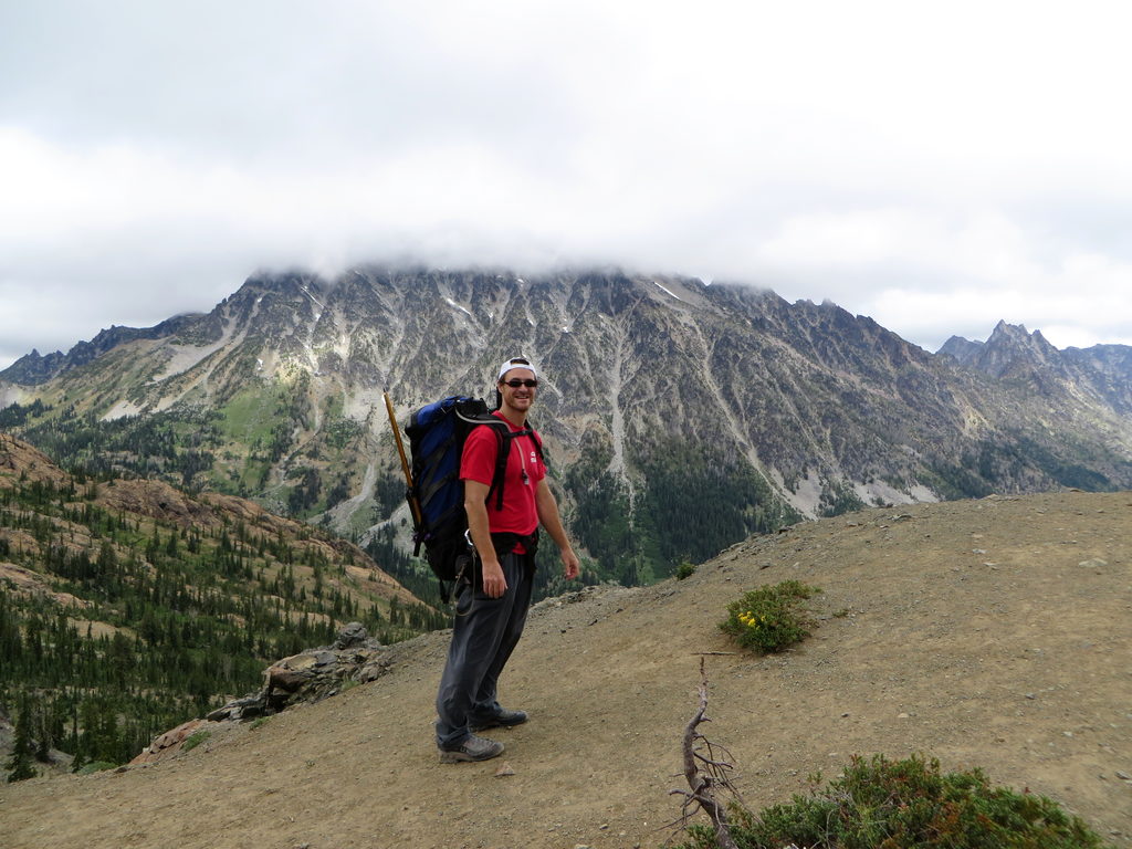 Me hiking in to Mt. Stuart. (Category:  Rock Climbing)